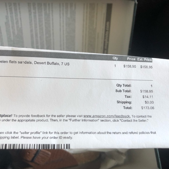 NIB Leather Mephisto Sandals 7/37 - Picture 4 of 4